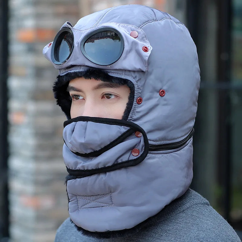 TEEK - Thermal Ski Windproof Combo Hat HAT theteekdotcom