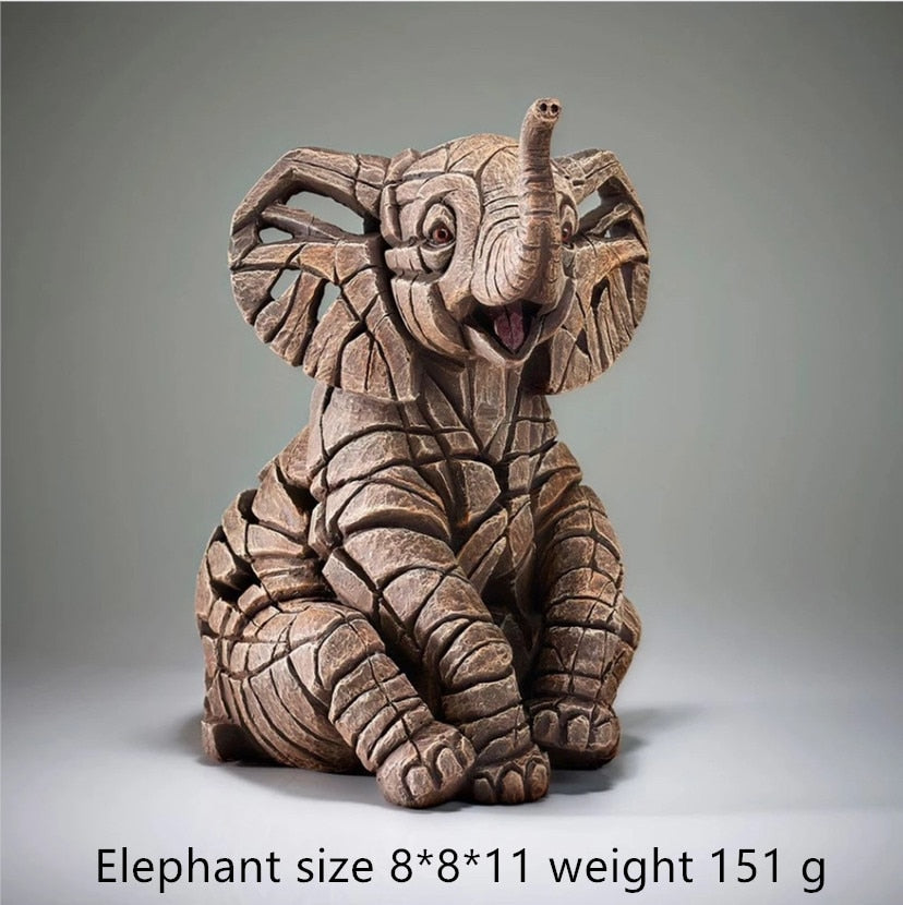 TEEK - Animal Sculpture Bust HOME DECOR theteekdotcom Elephant  
