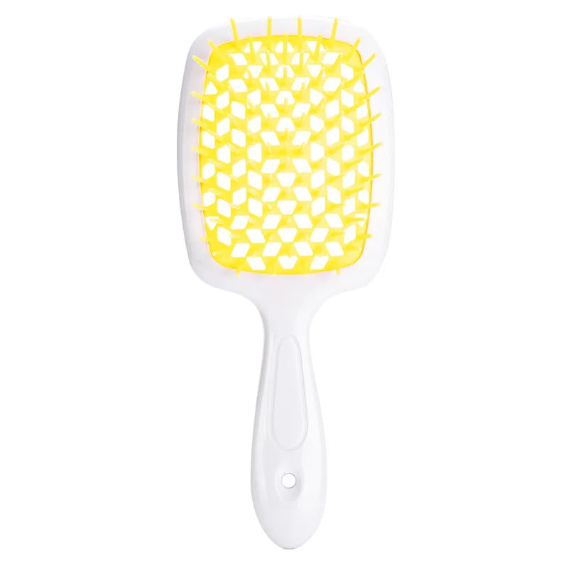 TEEK - The Un-Tangle Detangling Hair Brush HAIR CARE theteekdotcom Yellow - White  
