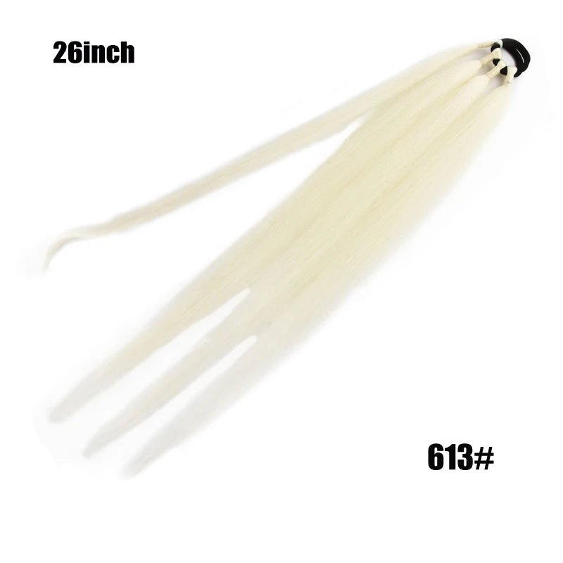 TEEK - Ponytail Synthetic Rubber Band Hair Ring 26 Inch Extensions HAIR theteekdotcom 26inch-613