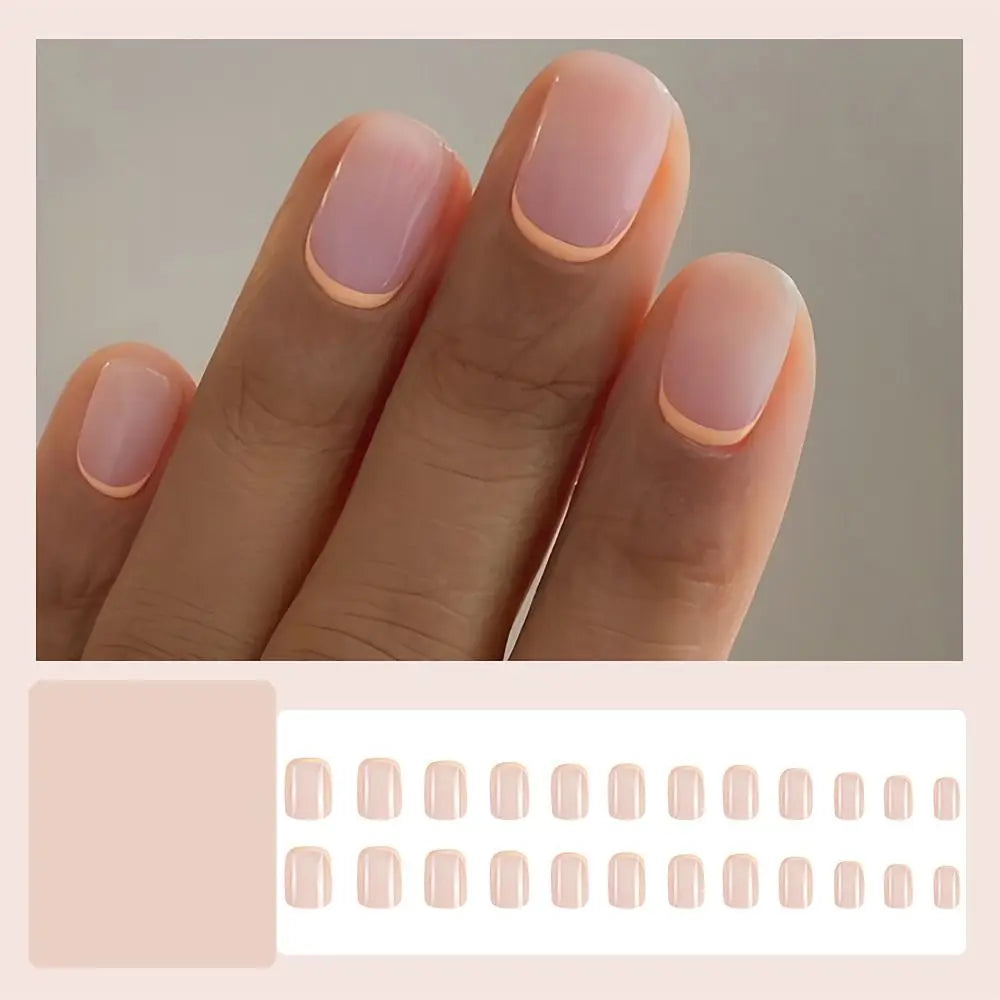 TEEK - 24pcs Shiny and Matte False Nails NAIL ART theteekdotcom DY1227-B7  