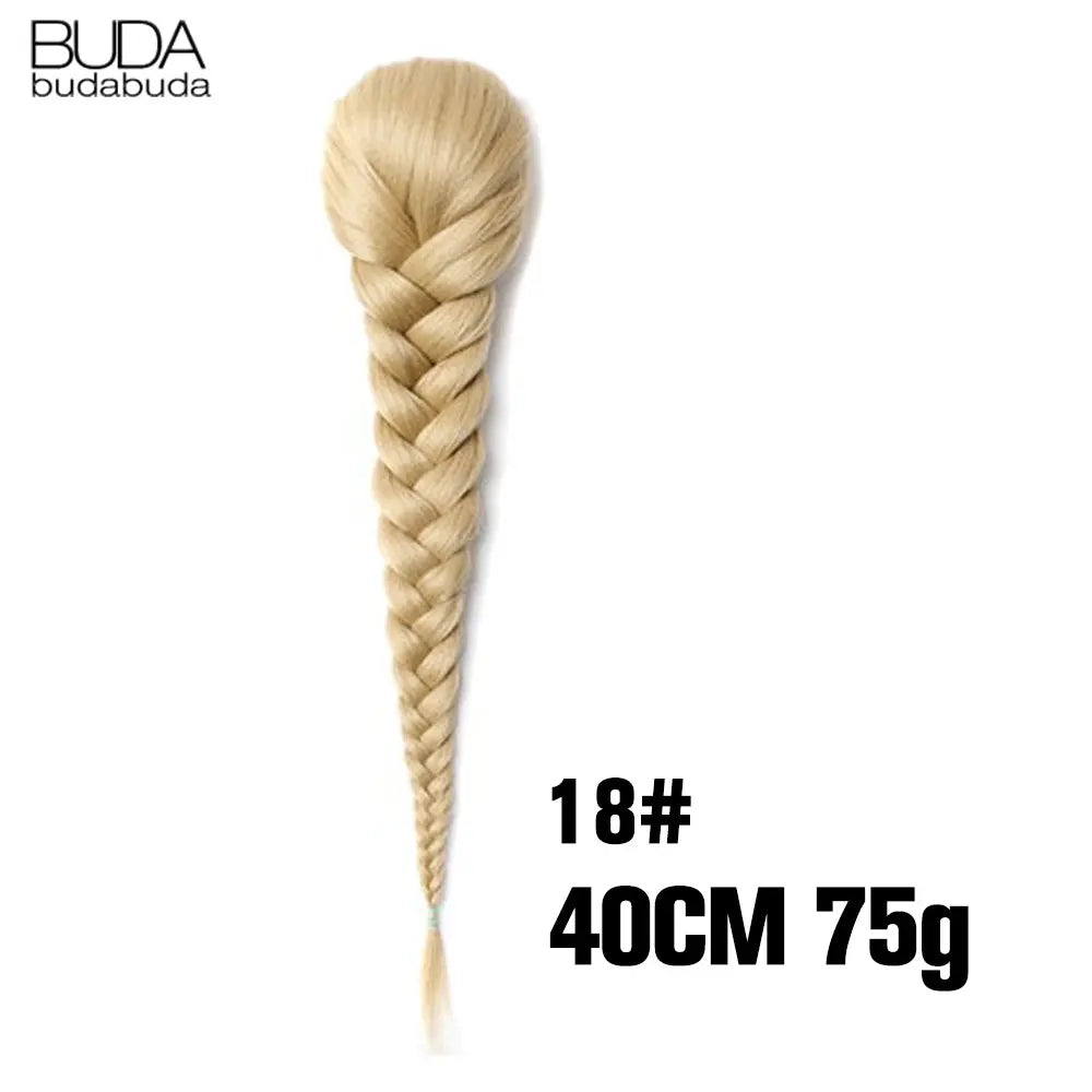 TEEK - 20 Inch Long Braided Synthetic PonytailHair Extension