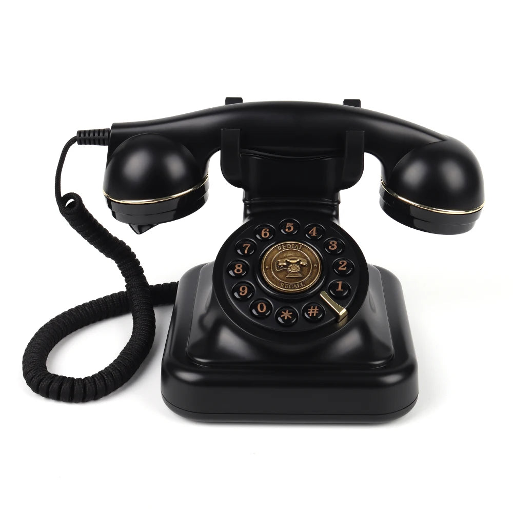 TEEK - Vintage Audio Guest Message Voice Recorder Phone HOME DECOR theteekdotcom Black  