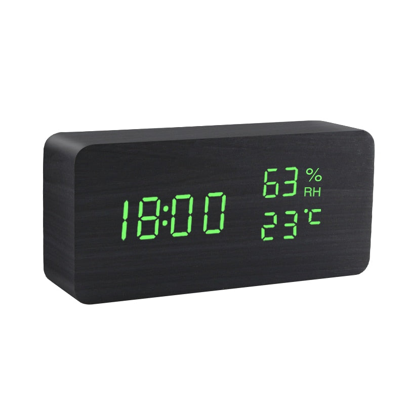 TEEK - Alarm Clock LED Wooden Table Clocks HOME DECOR theteekdotcom 9  