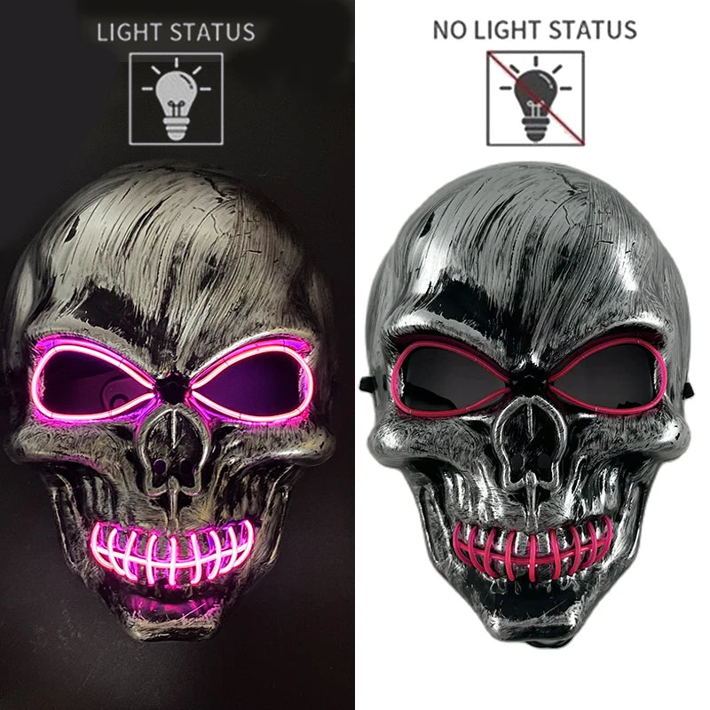 TEEK - Skull Head Luminous Mask COSTUME theteekdotcom 04