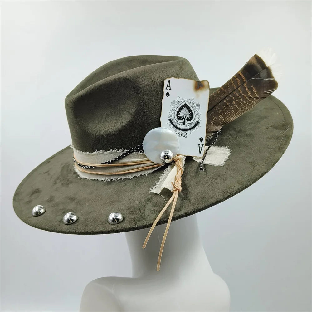 TEEK - Retro Suede Fedora Hat HAT theteekdotcom 16 56-58cm/22.4-22.8in 