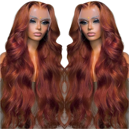 TEEK - Reddish Brown Body Wave Wig