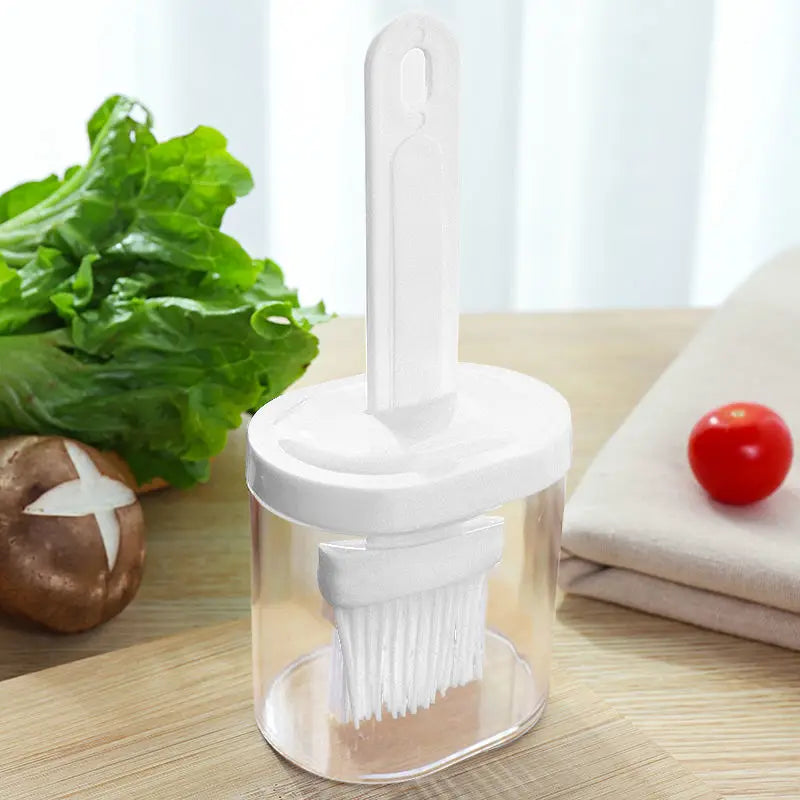 TEEK - Silicone Oil Brush Bottle HOME DECOR theteekdotcom White  