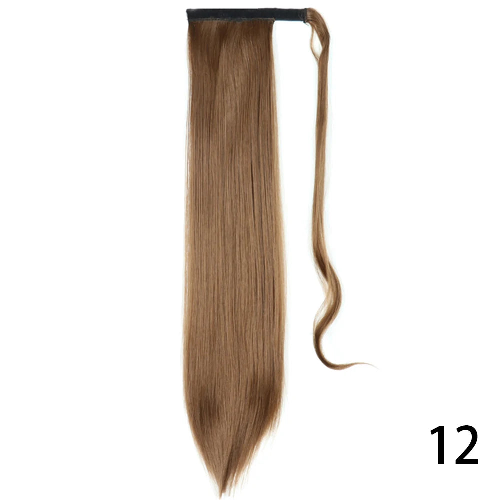 TEEK - Synthetic Long Tie Ponytail Extension HAIR theteekdotcom 12 22INCHES