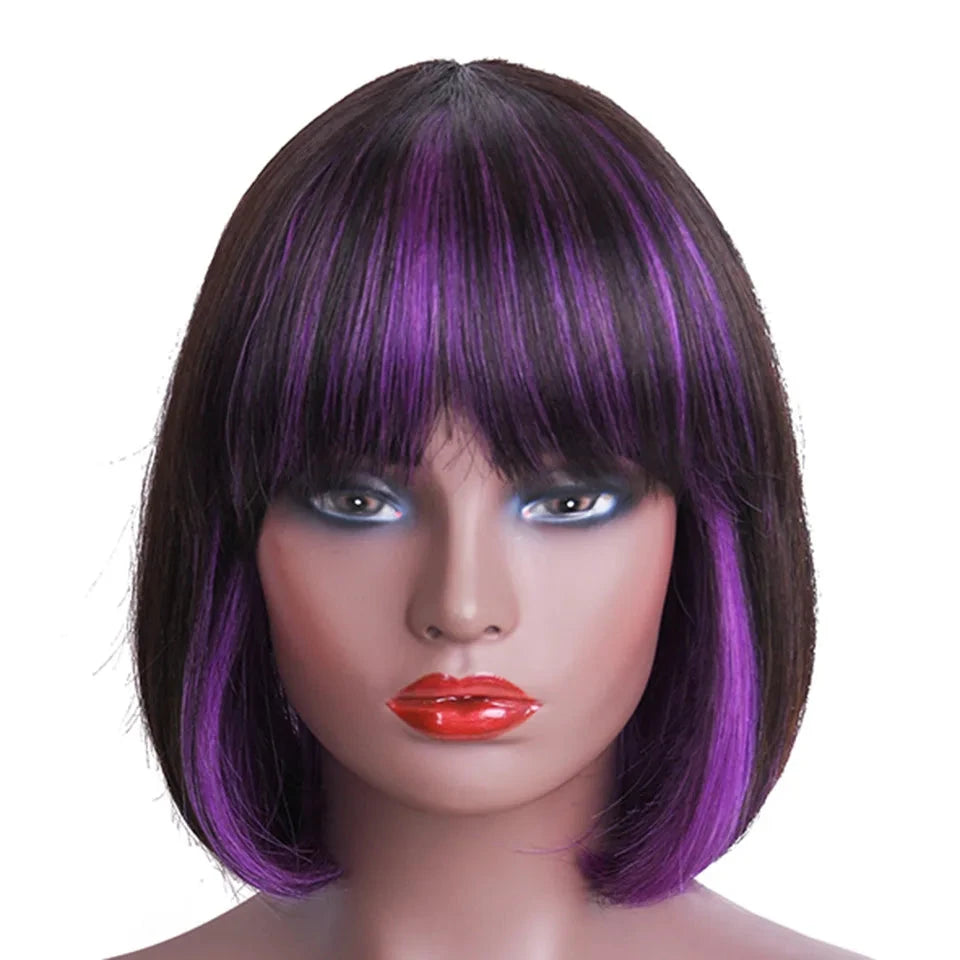 TEEK - Color Mix Ombre Short Bob Wig HAIR theteekdotcom   