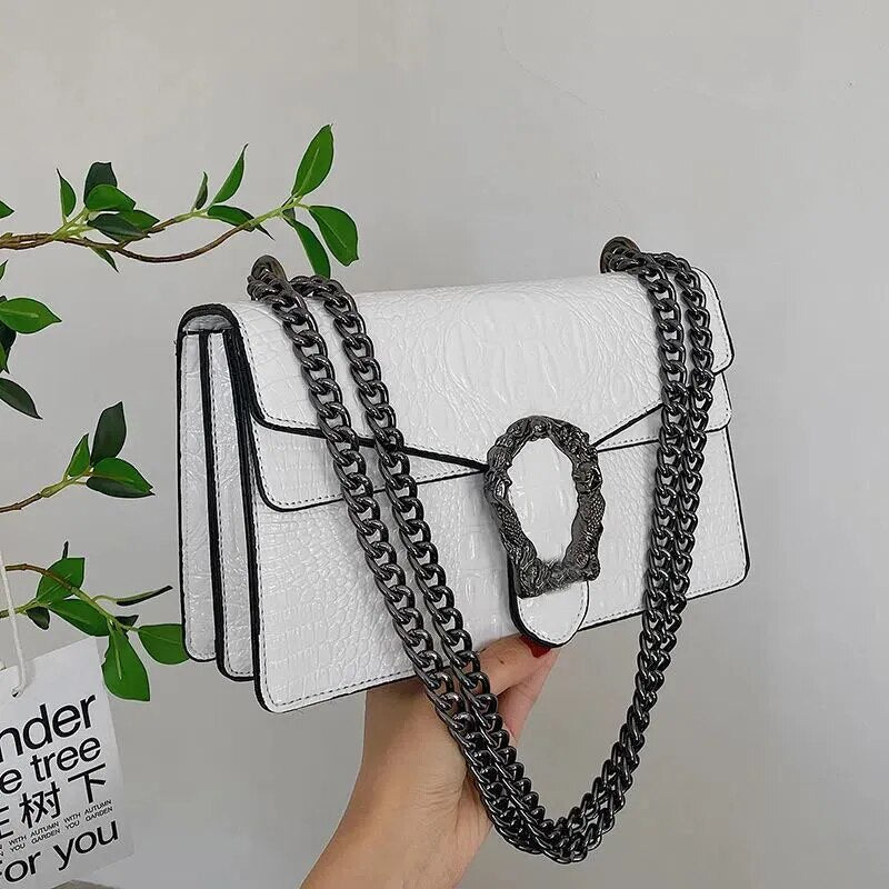 TEEK - Calm Chain Handbag BAG theteekdotcom white  