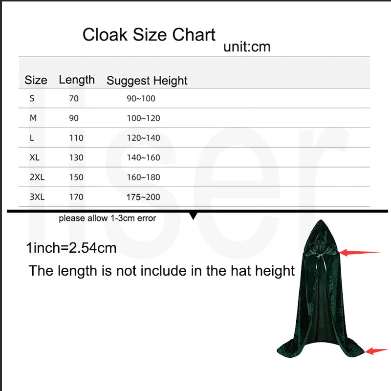 TEEK - Witch Hooded Cloak CLOAK theteekdotcom   