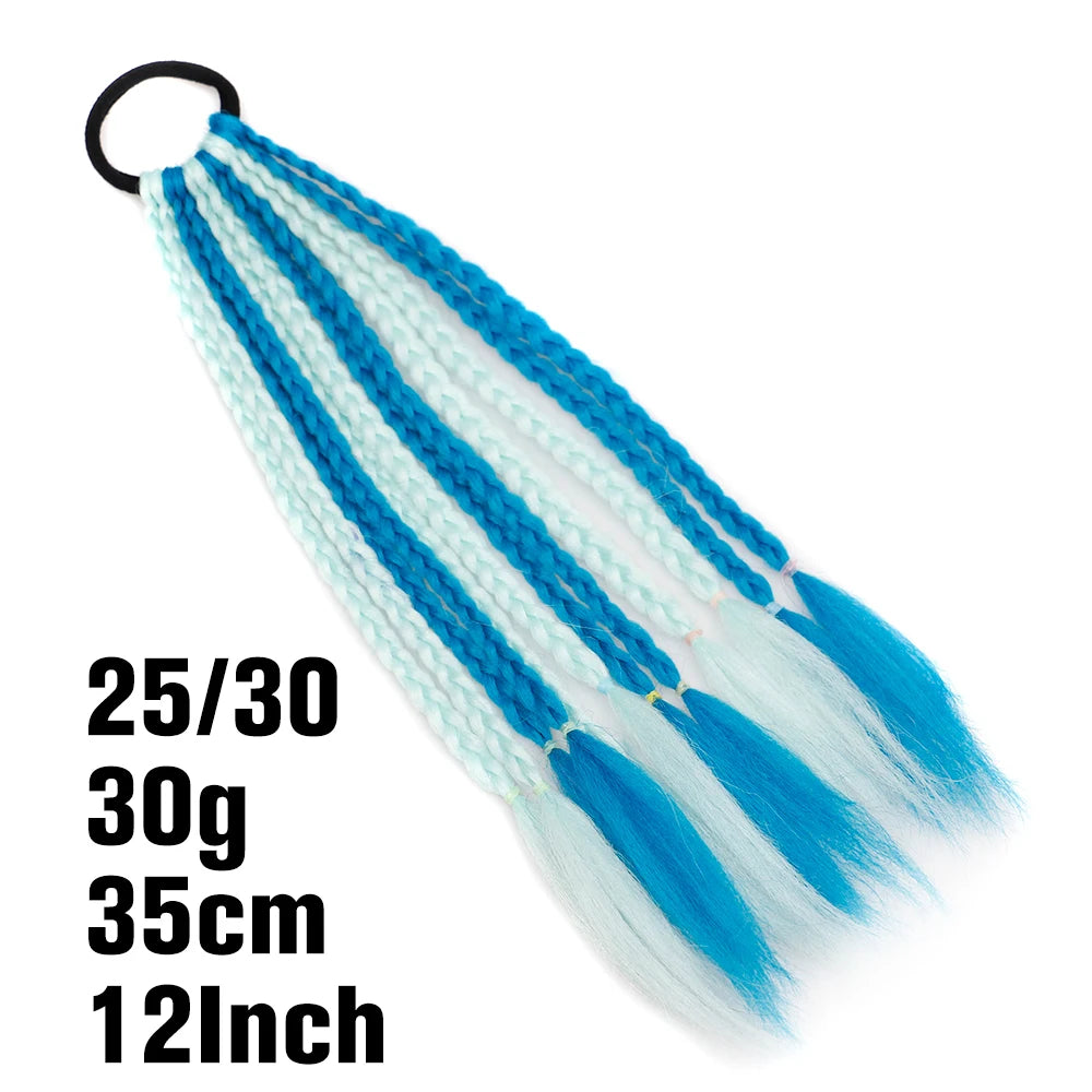 TEEK - 20 Inch Long Braided Synthetic PonytailHair Extension HAIR theteekdotcom