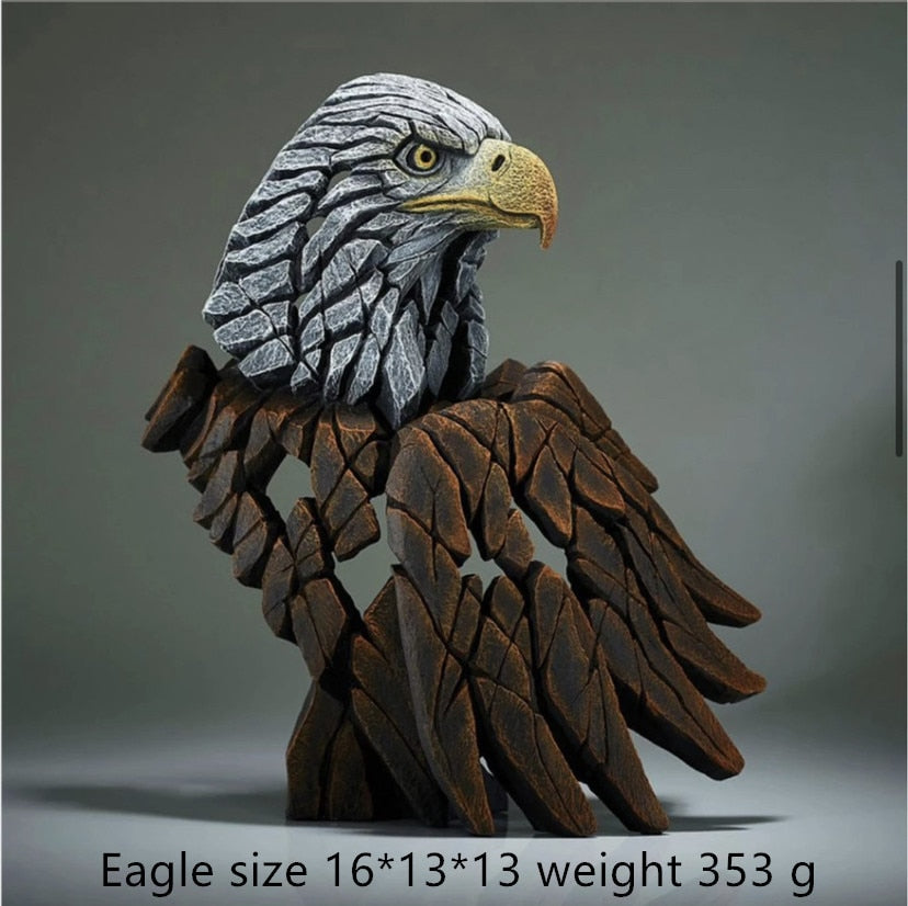 TEEK - Animal Sculpture Bust HOME DECOR theteekdotcom Eagle  