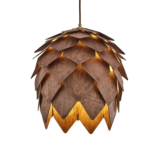 TEEK - Solid Wood Pine Cone Chandelier HOME DECOR theteekdotcom