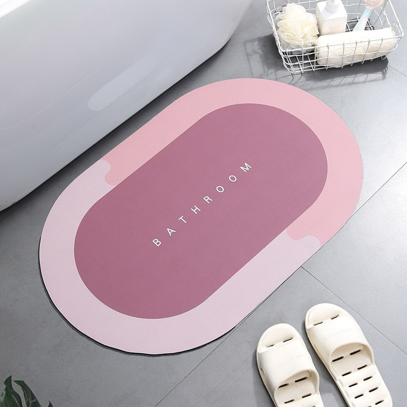 TEEK - Super Absorbent Bath Area Mats Home theteekdotcom A-Pink 40x60cm/15.7x23.6in 