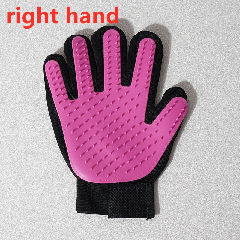TEEK - Pet Grooming Glove  theteekdotcom Right Purple  
