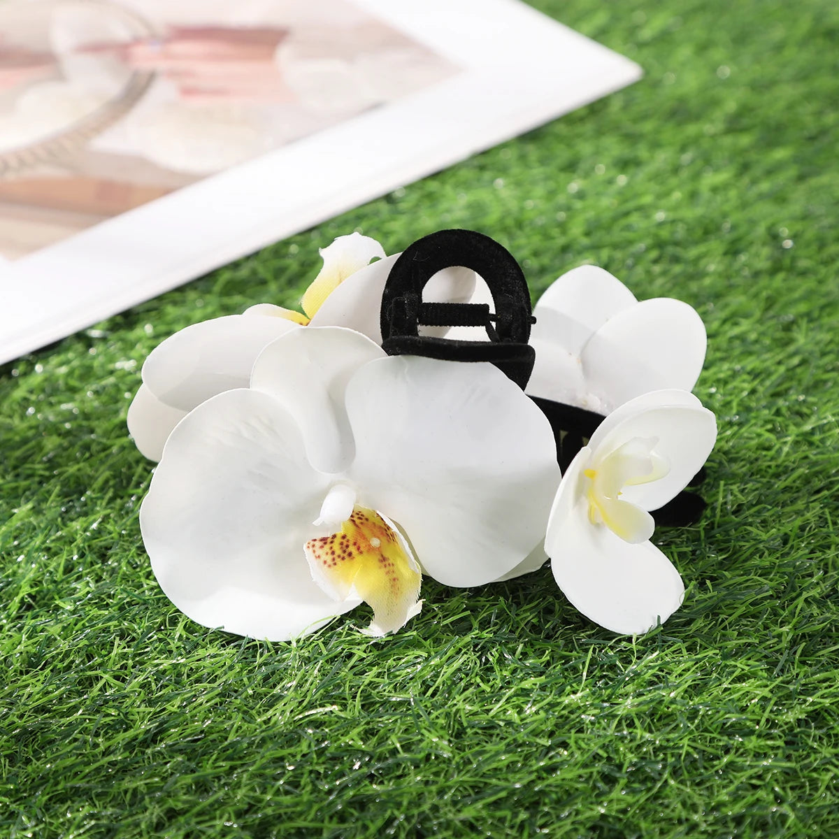 TEEK - Simulated Flowers Hair Clip HAIR CARE theteekdotcom E  