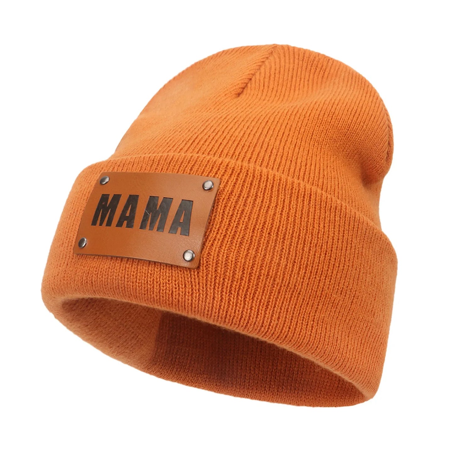 TEEK - Knitted Ridge Beanie Hats HAT theteekdotcom Orange-C  