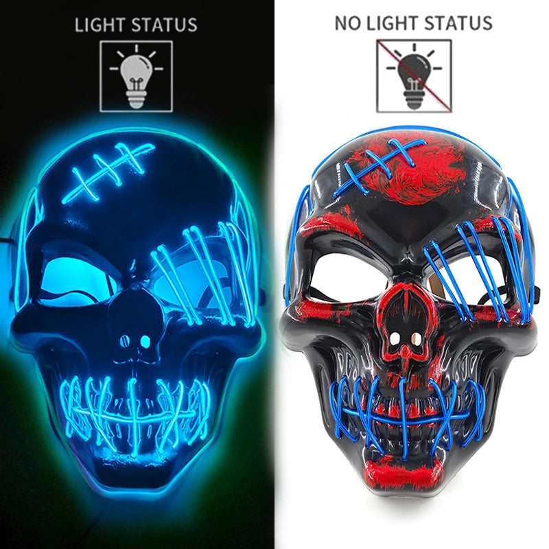 TEEK - Skull Head Luminous Mask COSTUME theteekdotcom 16
