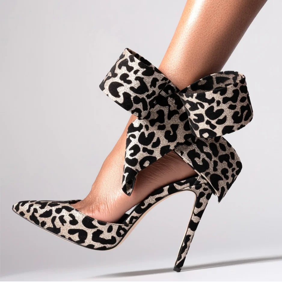 TEEK - Big Bow Your Pardon Solid Pumps SHOES theteekdotcom