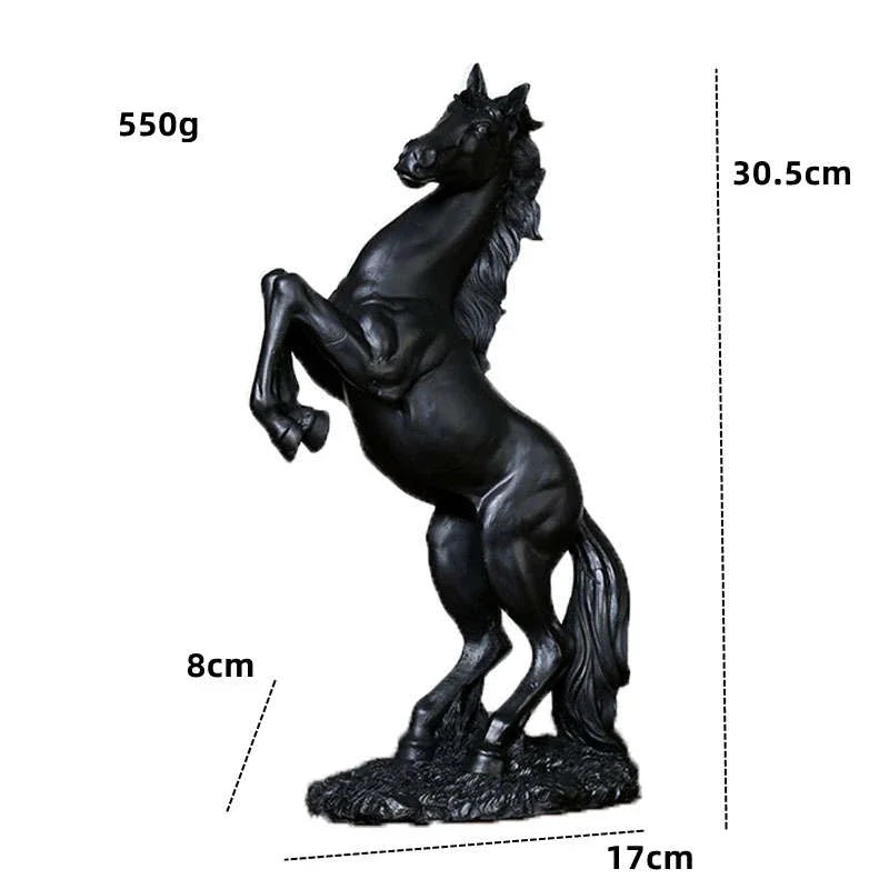 TEEK - Motion Horse Resin Sculpture HOME DECOR theteekdotcom I  