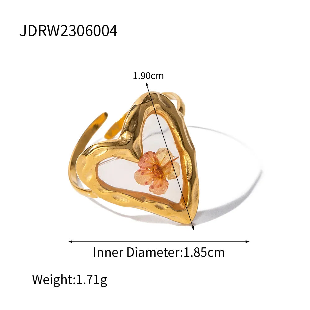 TEEK - Eternity Flower 18K Gold Plated Ring JEWELRY theteekdotcom JDRW2306004  