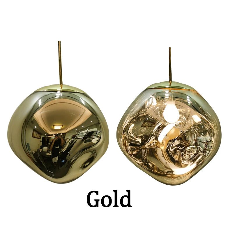 TEEK - Modern LED PVC Lava Pendant Hanging Light HOME DECOR theteekdotcom Gold 6in/15CM