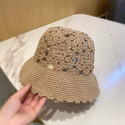 TEEK - Elegant Knitted Lace Hats HAT theteekdotcom Kaqi HYF 55-60cm head circumference 