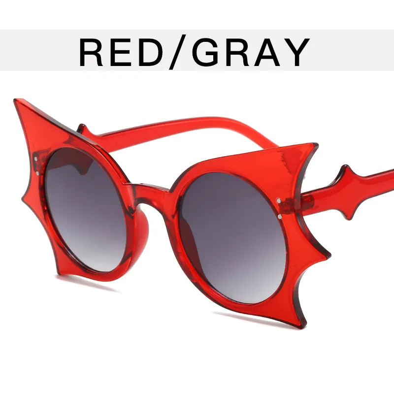 TEEK - Vamp Butterfly Sunglasses EYEGLASSES theteekdotcom RedDoubleGray  
