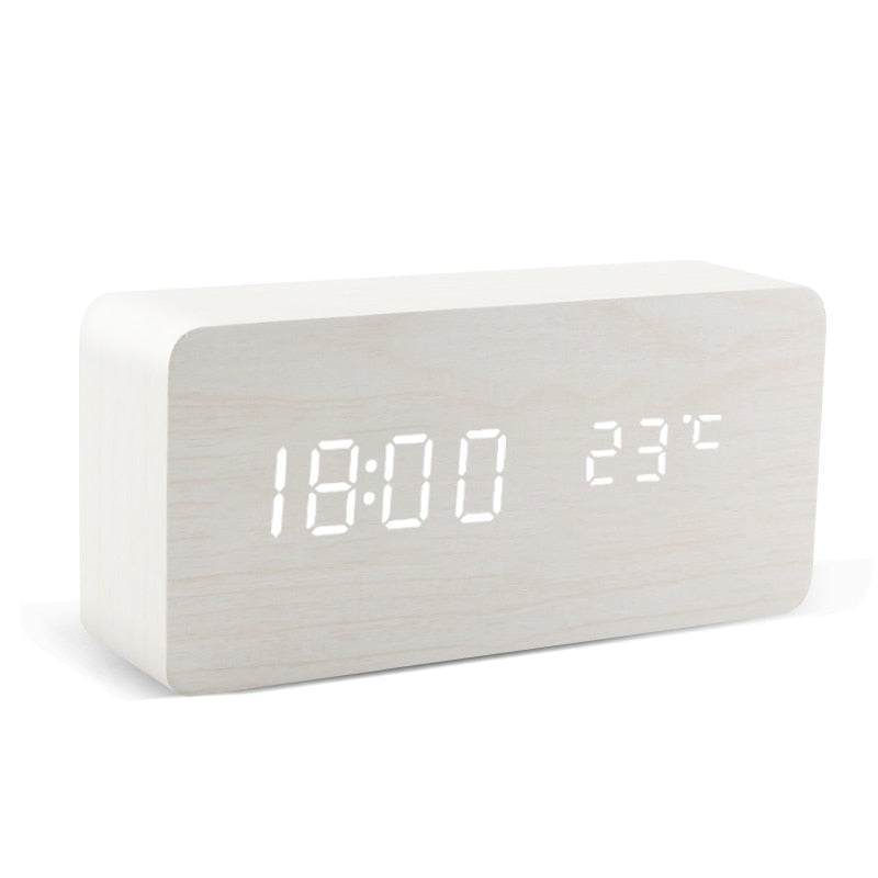 TEEK - Alarm Clock LED Wooden Table Clocks HOME DECOR theteekdotcom 6  