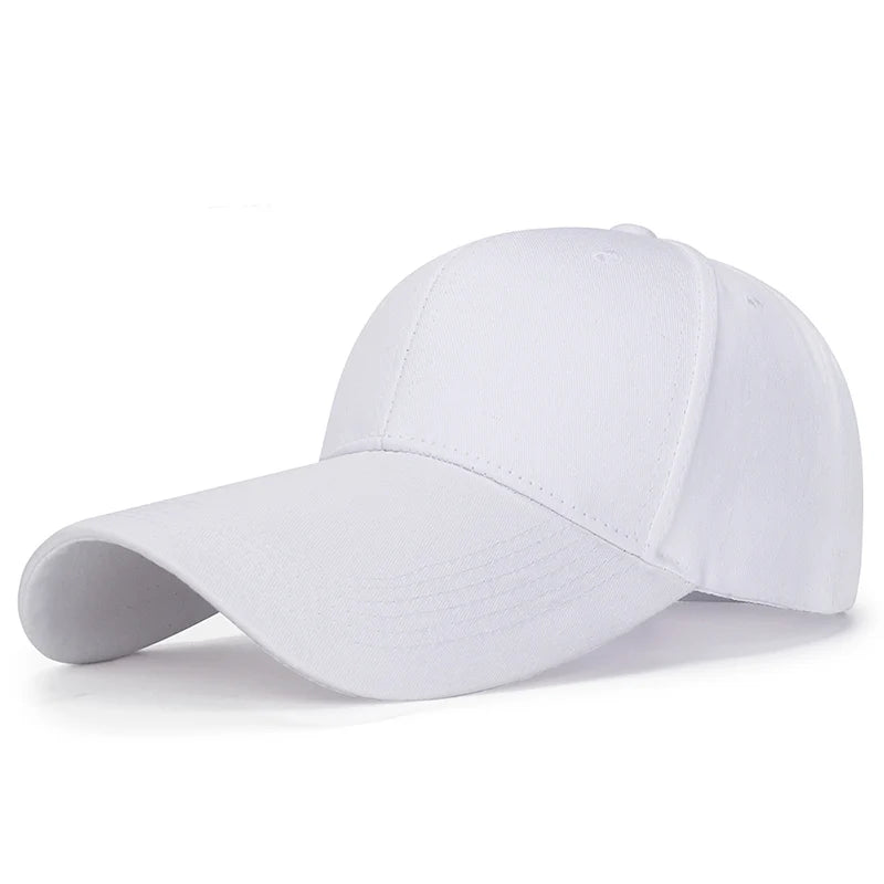 TEEK - Long Brim Sunshade Adjustable Cap HAT theteekdotcom White One Size 