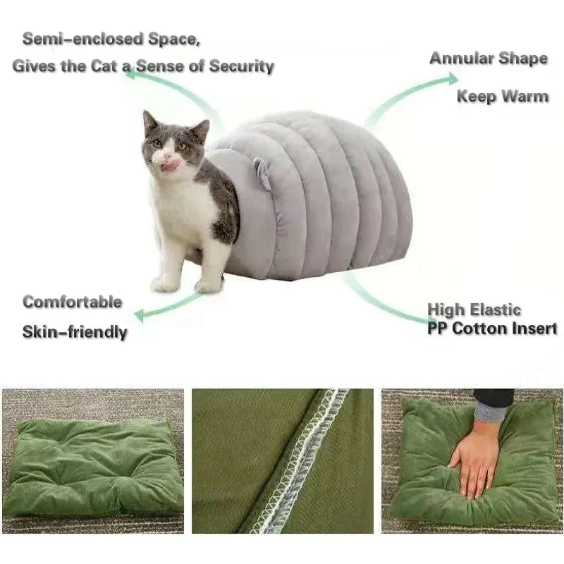 TEEK - Cat Caterpillar Style Sleeping House PET SUPPLIES theteekdotcom   