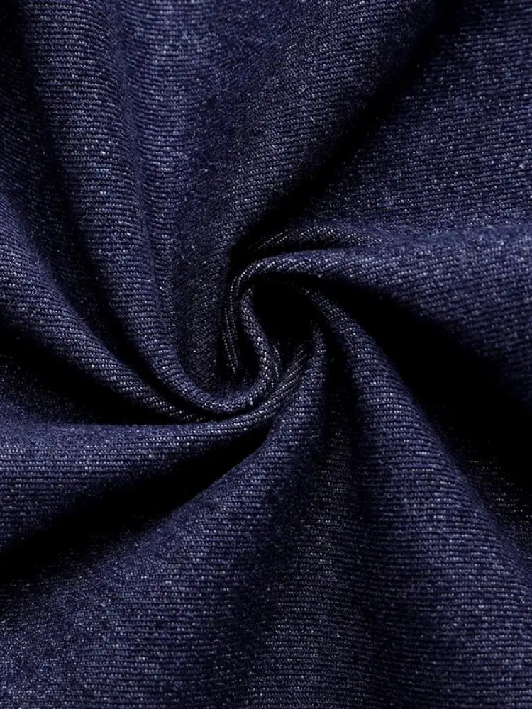 TEEK - Deep Blue Puff Sleeves Bow Blouses TOPS theteekdotcom   