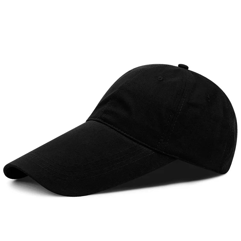 TEEK - Long Brim Sunscreen Adjustable Cap HAT theteekdotcom plate black reg 58cm 