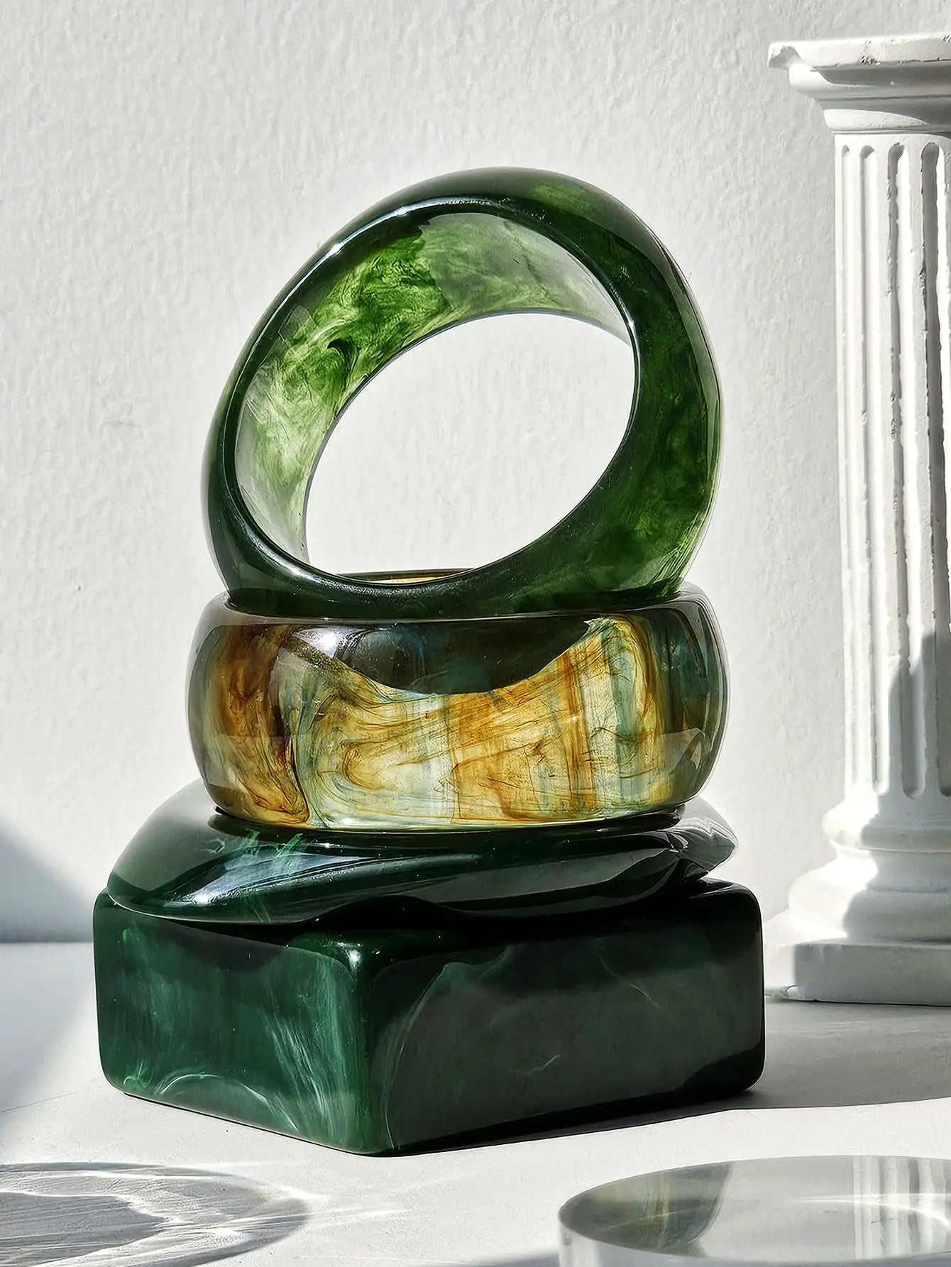 TEEK - Lawn Geometric Smudge Chunky Bracelet JEWELRY theteekdotcom