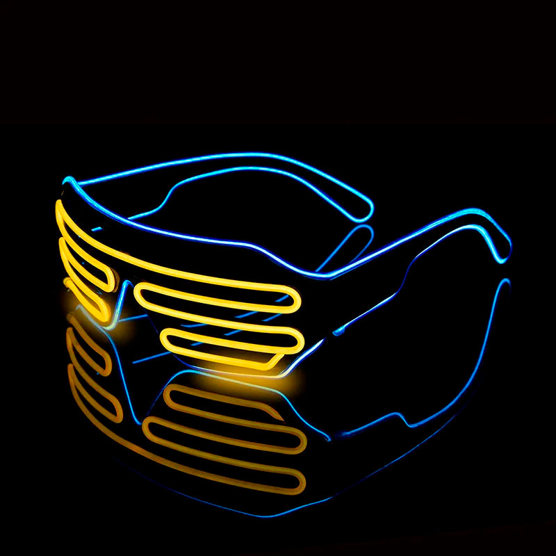 TEEK - LED Luminous Glowing Neon Glasses EYEGLASSES theteekdotcom A  