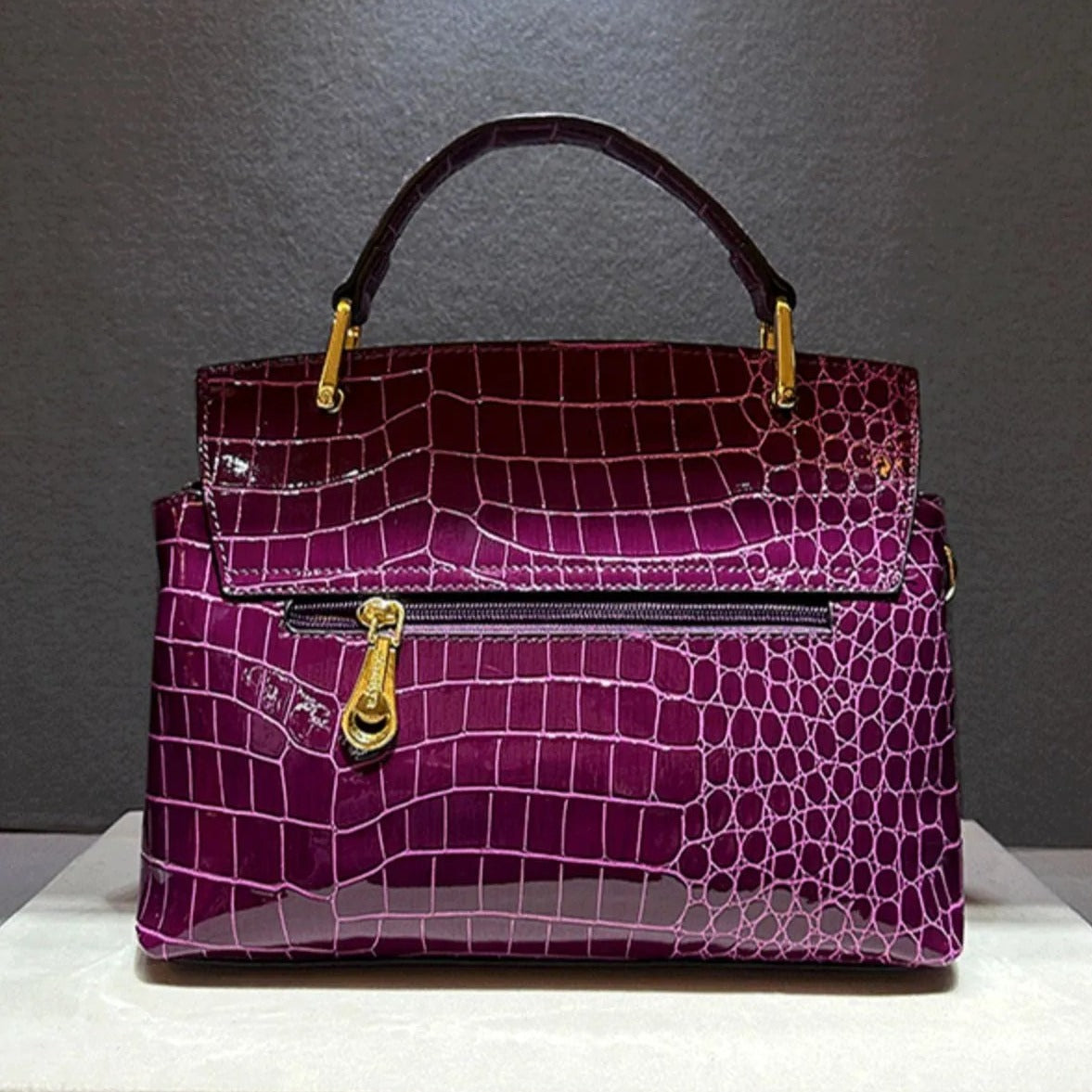 TEEK - Luxury Croc Print Bag BAG theteekdotcom   