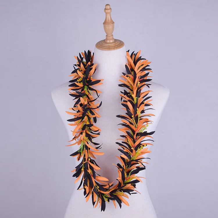 TEEK - Artificial Velvet Spider Lily Flower Handmade Necklace Leis JEWELRY theteekdotcom Colorful 7  