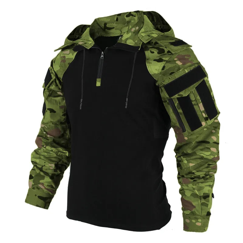 TEEK - Camouflage Multicam Military Tactical Shirt TOPS theteekdotcom CP Green S 