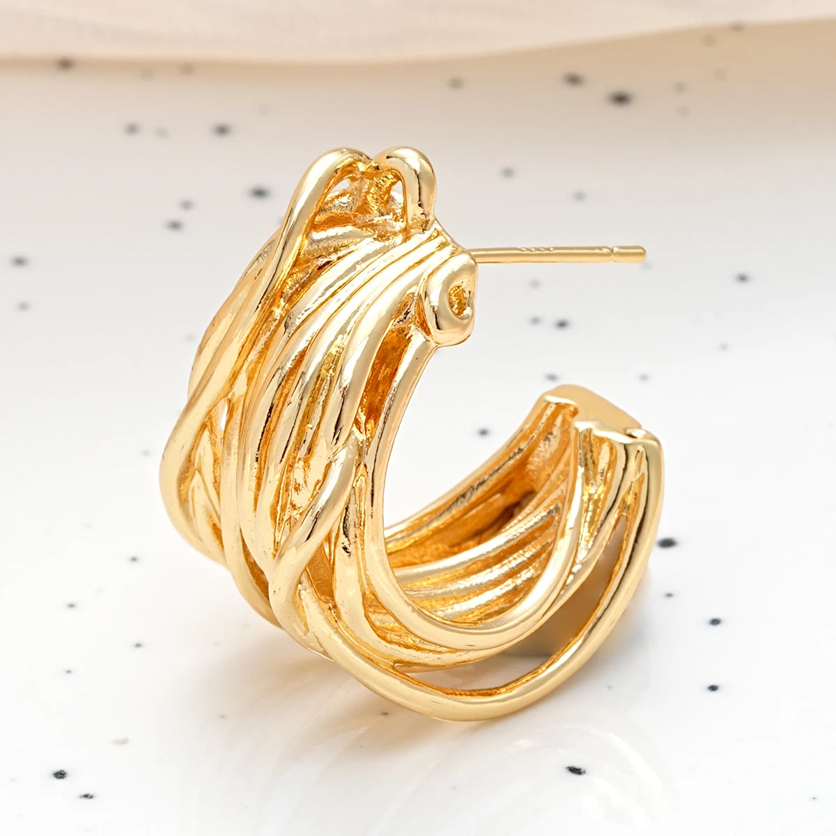 TEEK - Wide Clip-On Cuff Earrings JEWELRY theteekdotcom OV6155001