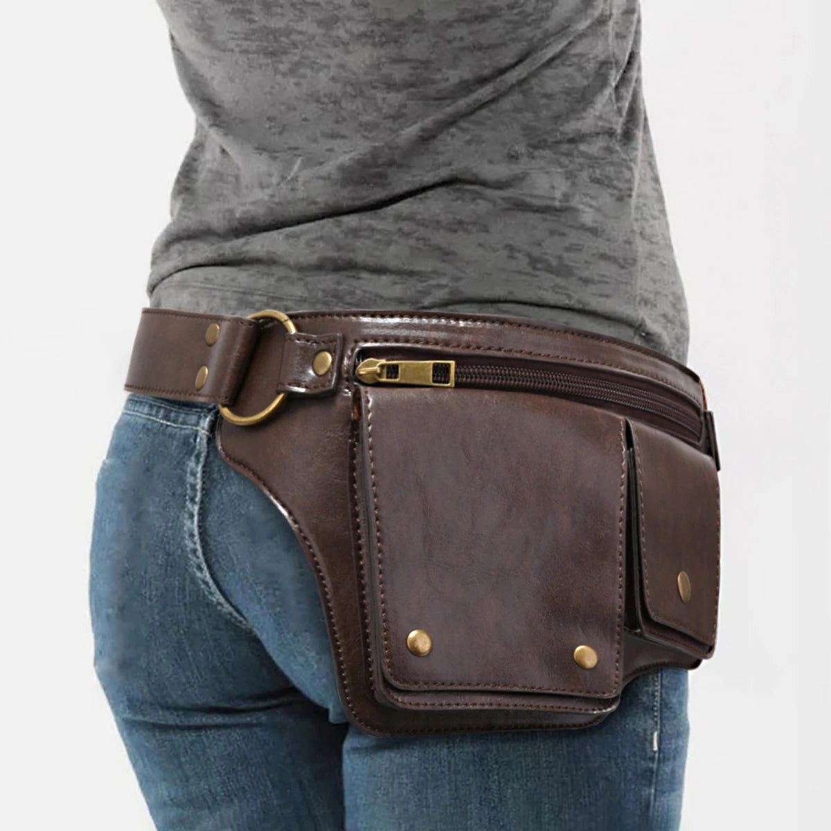 TEEK - Time Management Waist Bag BAG theteekdotcom Coffee  