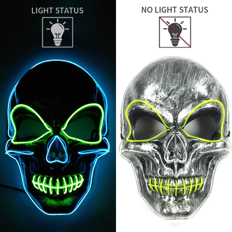 TEEK - Skull Head Luminous Mask COSTUME theteekdotcom 14