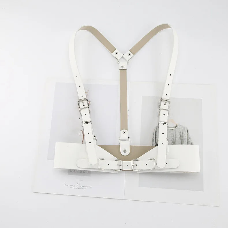 TEEK - Harness Suspender Belt BELT theteekdotcom white 31.5in/80cm 