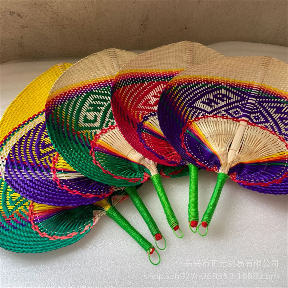 TEEK - Handmade Bamboo Woven Hand Fan FAN theteekdotcom   