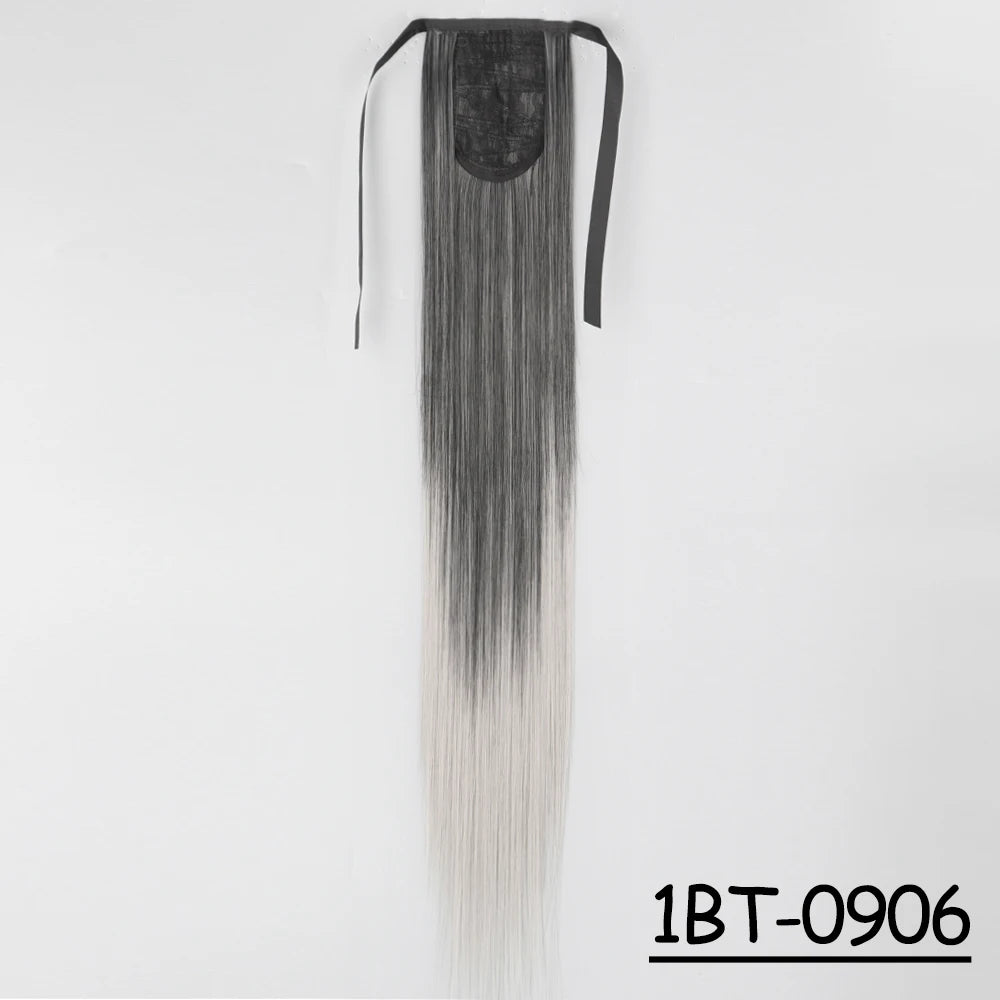 TEEK - Synthetic Long Tie Ponytail Extension