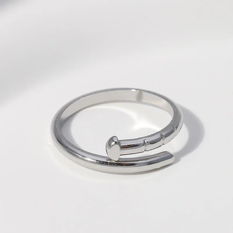 TEEK - Gold or Silver Color Minimalist Ring JEWELRY theteekdotcom 10  