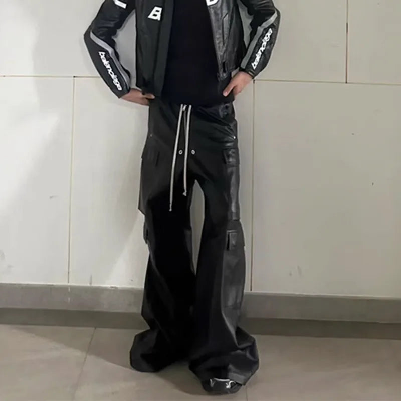 TEEK - Mens Coated Smooth Cargo Pants PANTS theteekdotcom