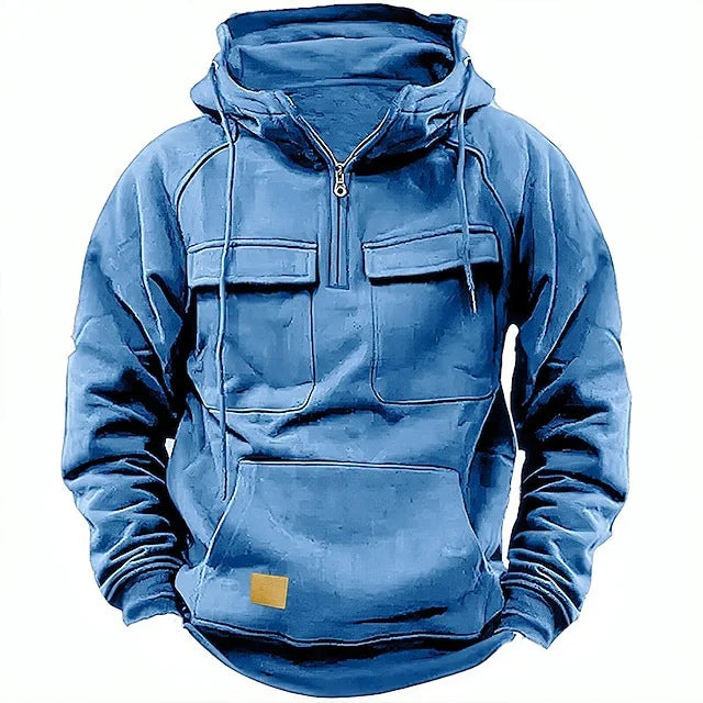 TEEK - Mens Hoodie Sweatshirt TOPS theteekdotcom Light Blue S