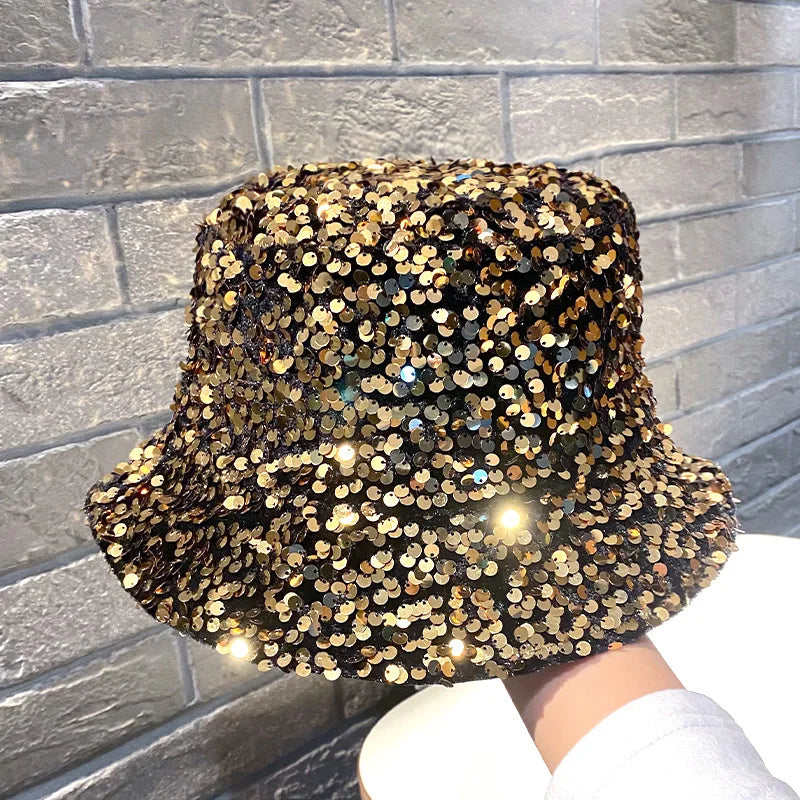 TEEK - Sequins Bucket Hats HAT theteekdotcom A-gold  